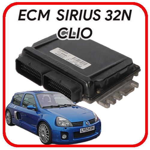 Gestione Motore e difetti Renault Clio II 1.2 8v B7F_726/46 Siemens Sirius 32N